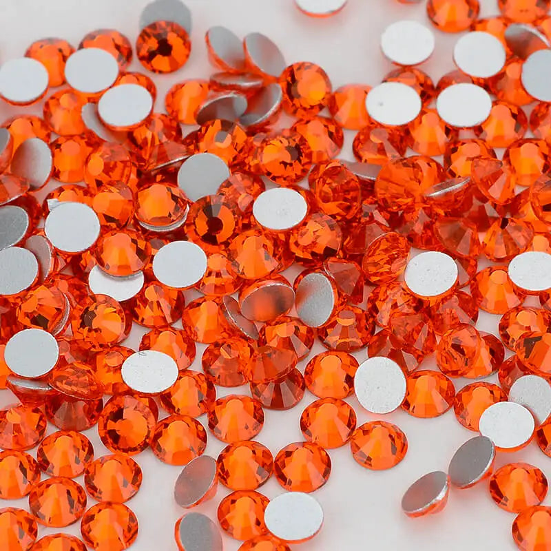 Blingbling Same Cut Factes Crystal Glass Non Hotfix Rhinestone Flat Back Nail Rhinestones for DIY Crafts