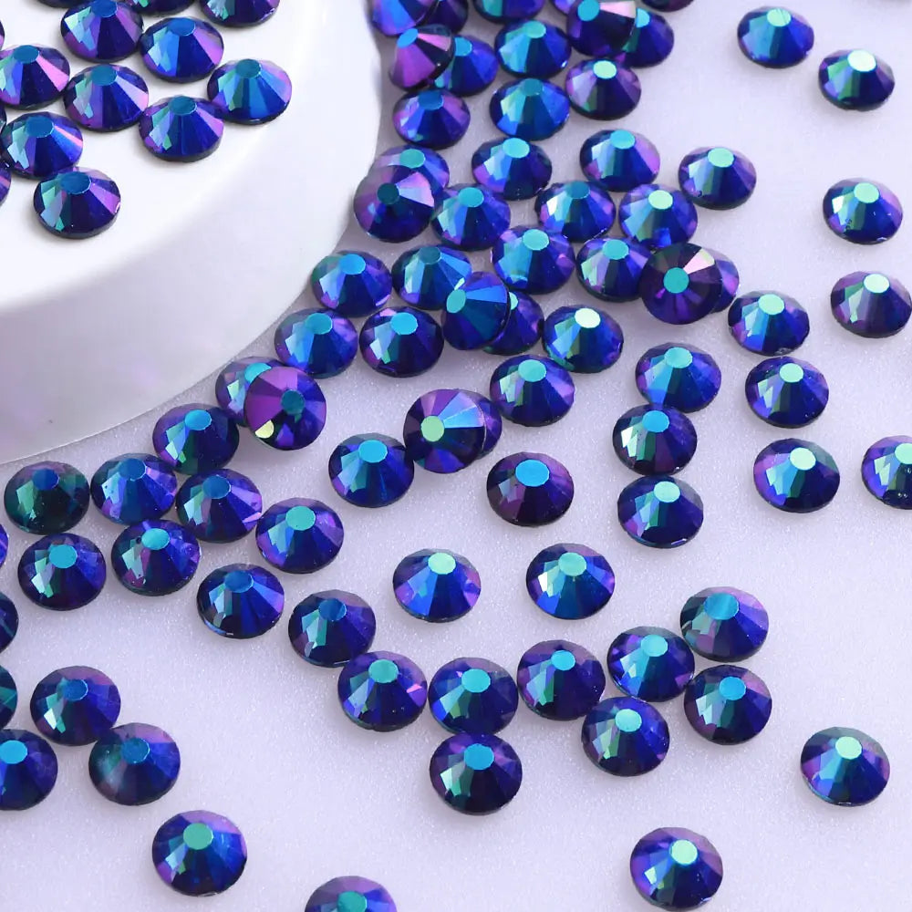 Wholesale Nail Crystals AB Rhinestones Bling SS3-SS50 Non Hot-Fix Diamond Stone Sticker Bulk Glitter for Fashion Jewelry