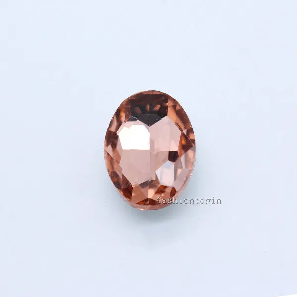 All-size Oval pointback crystal glass rhinestones diamantes fancy stones beads for shoes,bag,clothes, craft DIY jewelry material