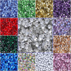VDD 163 for Magic Green SS4-SS30 Glass Rhinestones Crystal Flatback Strass Glitter Stones for DIY Nail Art & Bag Decorations