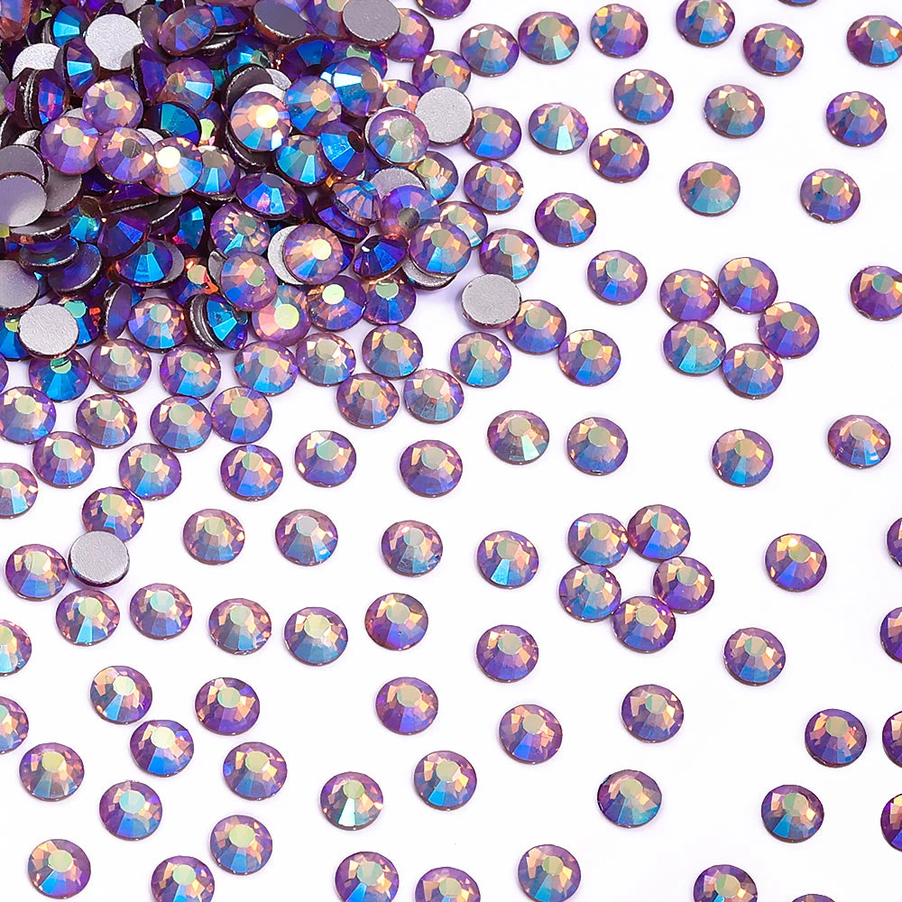 Wholesale 14400pcs/bag Non Hotfix Rhinestones SS6-SS30 Glass Crystal Flatback Regular Cut Rhinestones for Nails Art
