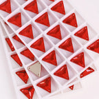 Triangle 12mm 16mm 22mm 80+Colors Sew on Rhinestones 3270  Flat Back Bling Bling Diamond Stone for Fashion Jewelry Clothes