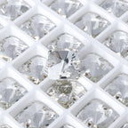 New Arrival Hot Selling Rivoli Square Shape Latest Fashion New Design Top Quality Flat Back Glass Sew-on Rhinestones (3201)
