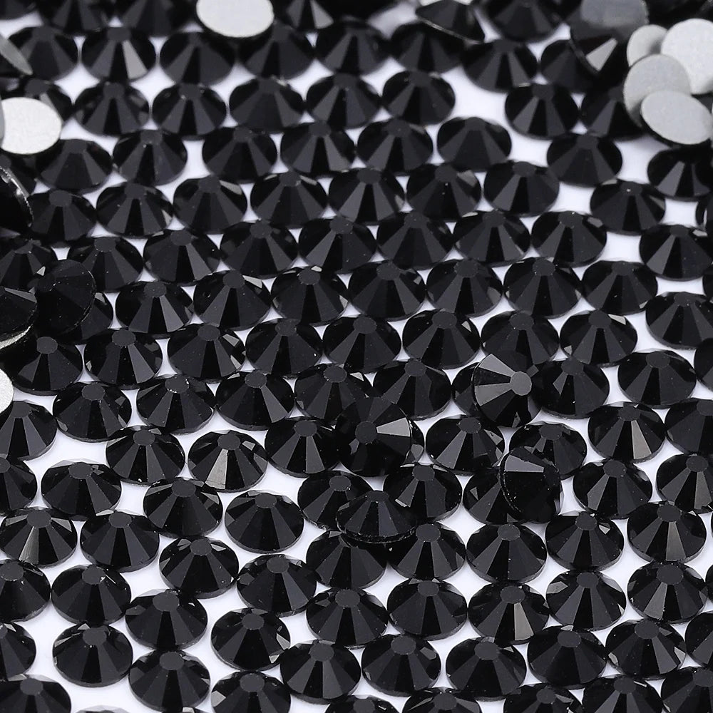 QIYI SS30-SS60 1001-1129 14400pcs Flat Back Non Hot Fix Durable Latest Fashion Popular Style Glass Crystal Rhinestones for Shoe