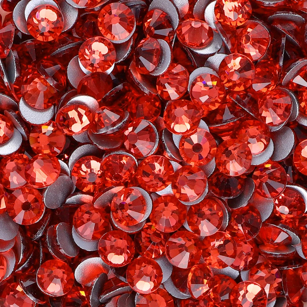 New Colors Wholesale Rhinestone Non Hotfix  Flat Back Crystal  Glass Rhinestones for DIY Nail Clothing