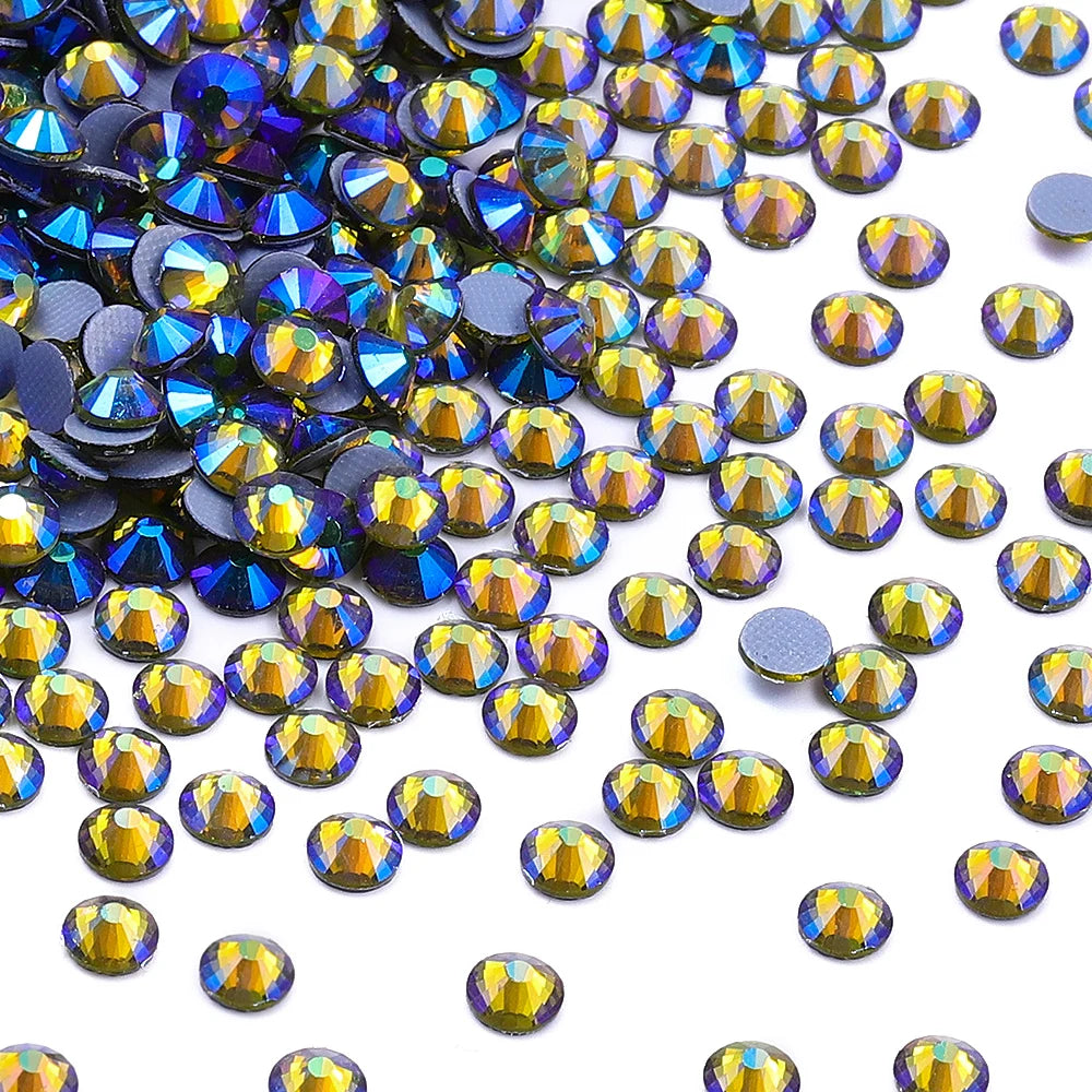 Hotfix Glass 60+Colors Rhinestone Crystal AB High Quality Rhinestones Bulk Crystals Stones Garment Accessories for Clothing