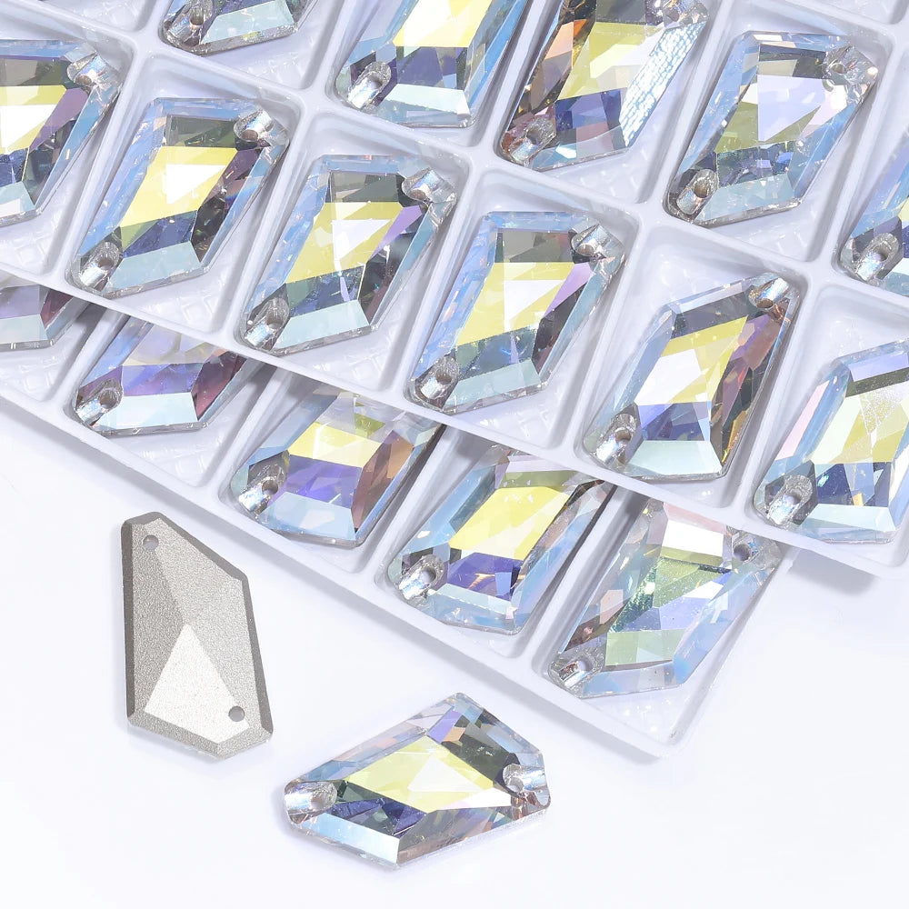 2024 New Product Explosion Factory Direct Wholesale Hot Selling Innovative Design Minimalist Versatile Sew Glass Rhinestones