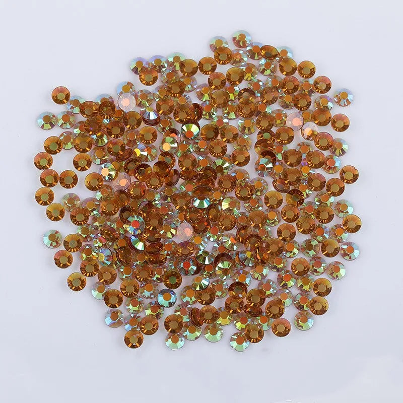 Wholesale of High Quality Flat Bottomed Crystal Rhinestones Transparent Jelly Rhinestones for Handicrafts