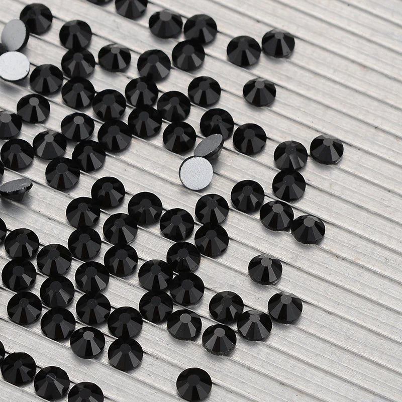 Hot-selling Glass Crystal Rhinestone  Bulk Glitter Non Hotfix Rhinestones for Garment Shoes Decorations