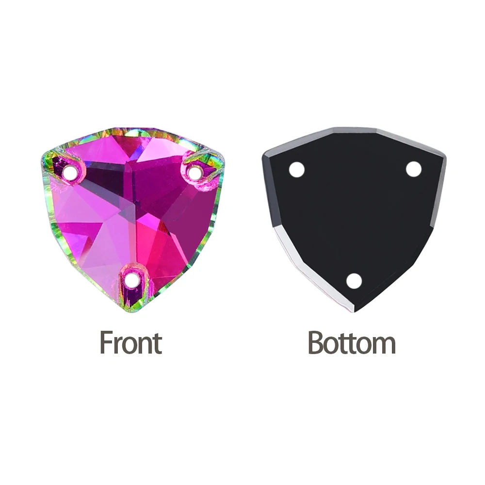 60+ Colors Trillion K9 T Sew-On Crystal Stone Premium Cristal 3272 Rhinestone for Clothes Bags Shoes