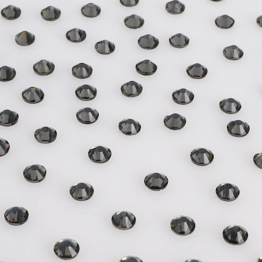 QIYI 1001-1035 SS30-SS50 Colors Flat Back Hot Fix Durable Latest Fashion Popular Style Glass Crystal Rhinestones for Garment