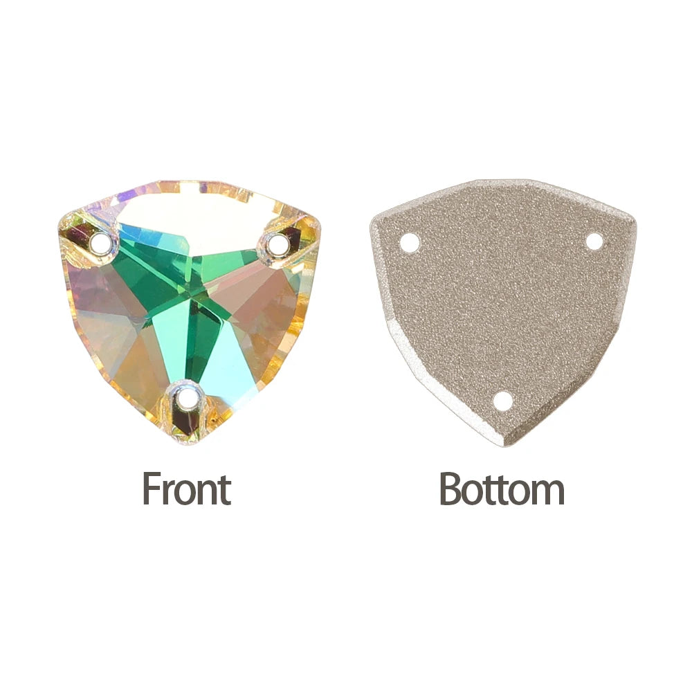 60+ Colors Trillion K9 T Sew-On Crystal Stone Premium Cristal 3272 Rhinestone for Clothes Bags Shoes