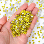 QIYI Wholesale 14400pcs Bulk Package Non Hotfix Rhinestones Glitter Bling Glue on Rhinestones for Accessories