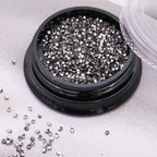 Hot Sales 1.2mm Box Packaging Crystal for Nail Art Diamond Nail Art Dust Micro Diamond Mini 3D Nail Art Crystal