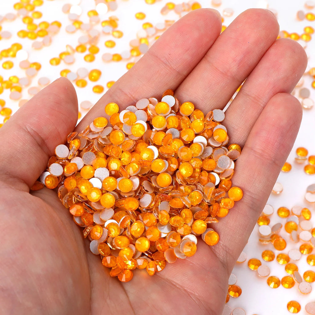 Flashing Colors New Design Wholesale Rhinestone Non Hotfix Flat Back Crystal Glass  for DIY Nail Clothing