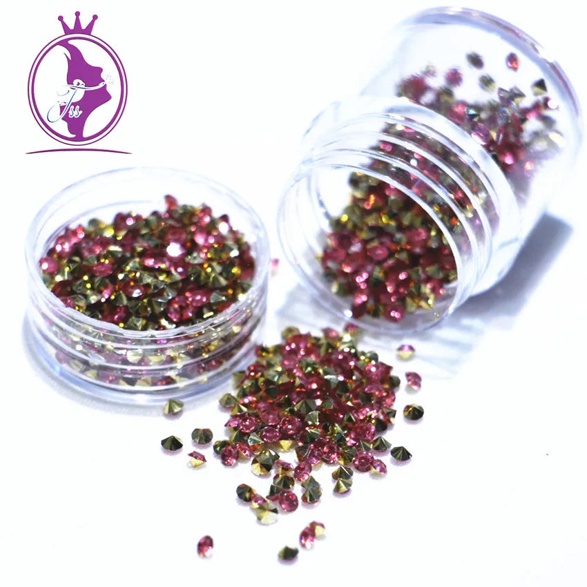 Wholesale 3mm Resin Diamond Rhinestones Point-Bottom Diamond Clothing Processing Accessories DIY Materials Crystal