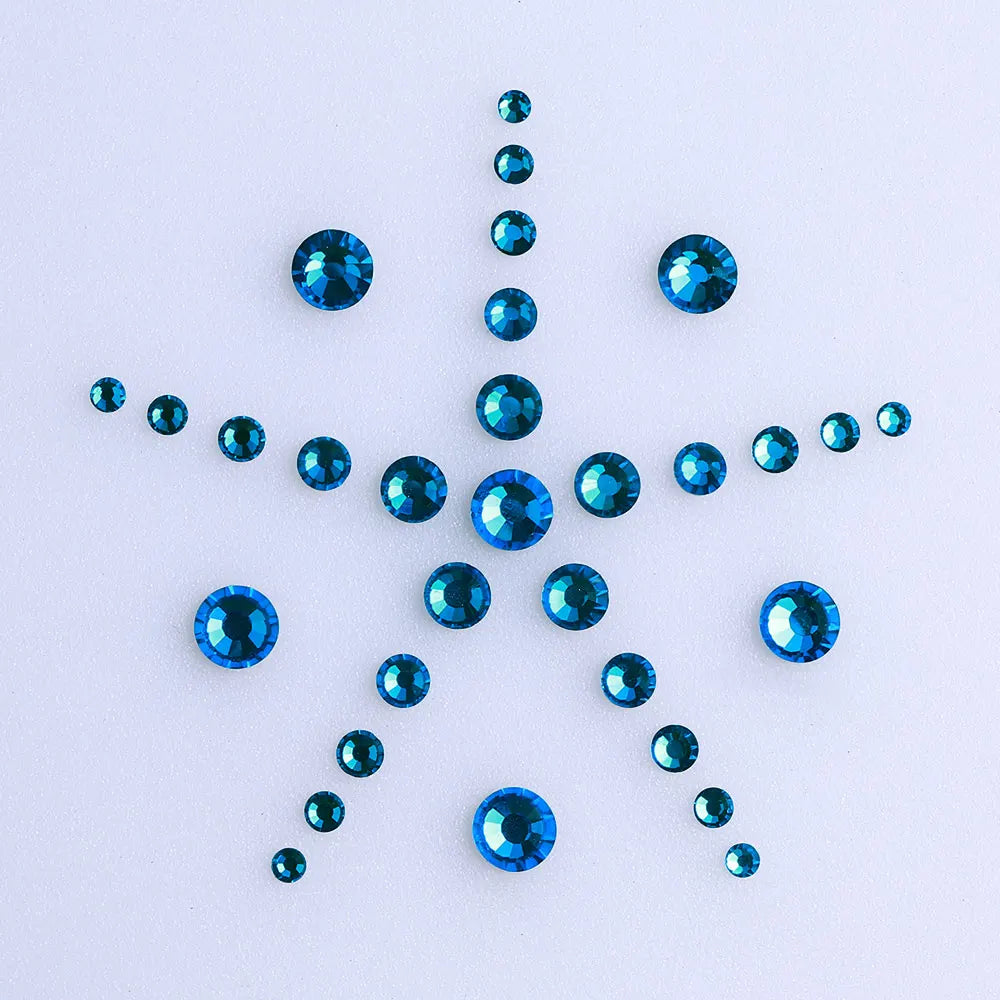 QIYI Factory Wholesale Mixed Size Ss4-ss20 Bling Crystal Rhinestones Bulk for Decorative Nail Art