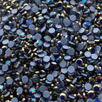 New Product Flat Back Glass Crystals Gold Rhinestone Bling the Lens Diamond Hotfix Iron on Rhinestones for Garment Clothes