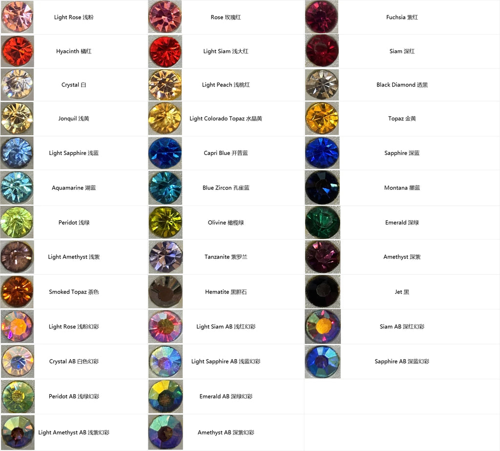 Wholesale SS4 Pointed Bottom Glass Rhinestone DIY Nail Decorations Accessories Crystal Diamond Chaton Rhinestones