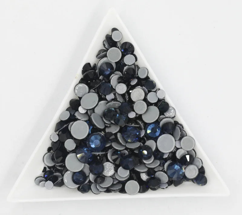 All Sizes 40Colors Crystal AB Hotfix Rhinestones,Glass Strass Hotfix Iron On Rhinestones For Nail Art Sewing & Fabric Decoretion