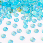 QIYI Factory Direct Wholesale Aurora SS3-SS30 Flat Back Non Hotfix Glitter Diamond Stone Bulk Rhinestones for Nail Charms