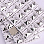 3240 Pure Glass Flat Back Grade AAAAAA Quality 12mm/14mm/16mm/22mm Square Shape Sew-on Rhinestones for Garment Decoration
