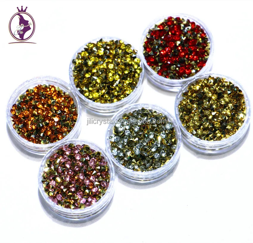 Wholesale 3mm Resin Diamond Rhinestones Point-Bottom Diamond Clothing Processing Accessories DIY Materials Crystal