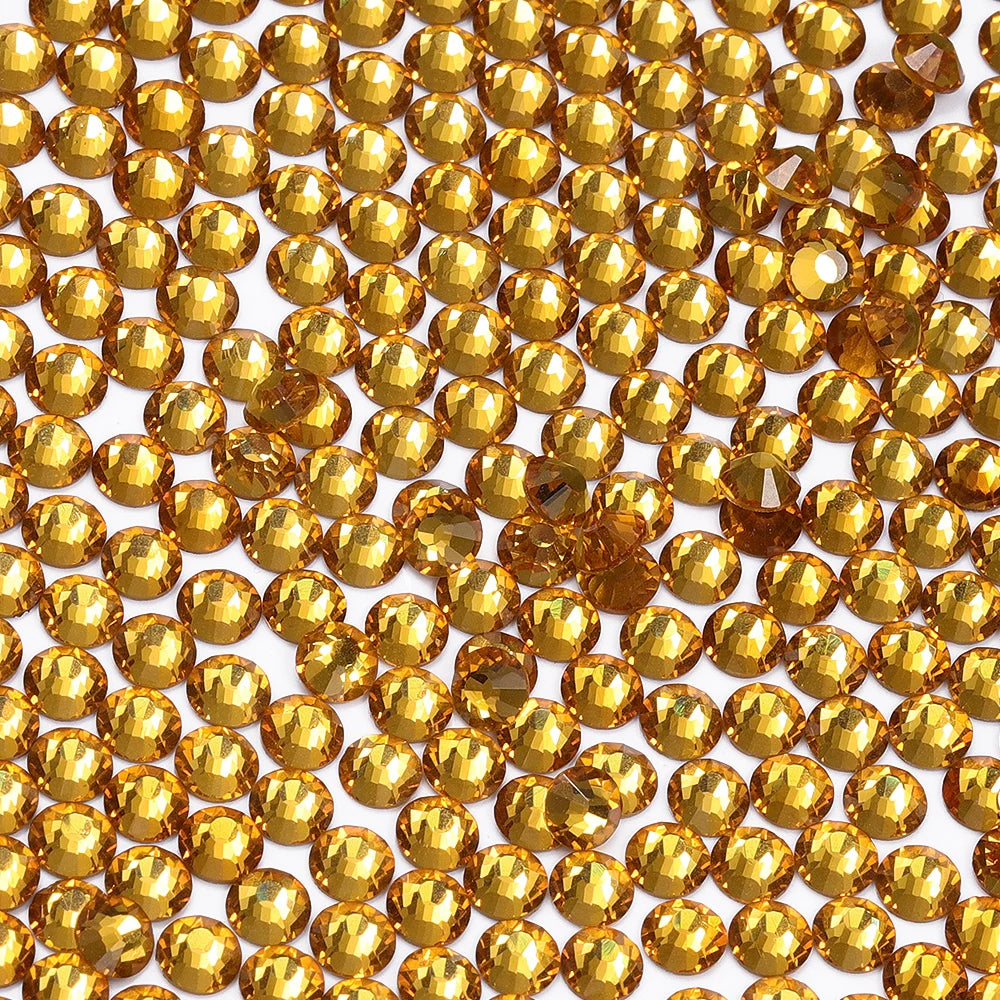 QIYI SS30-SS60 1001-1129 Colors Flat Back Non Hot Fix Durable Latest Fashion Popular Style Glass Crystal Rhinestones for Shoe