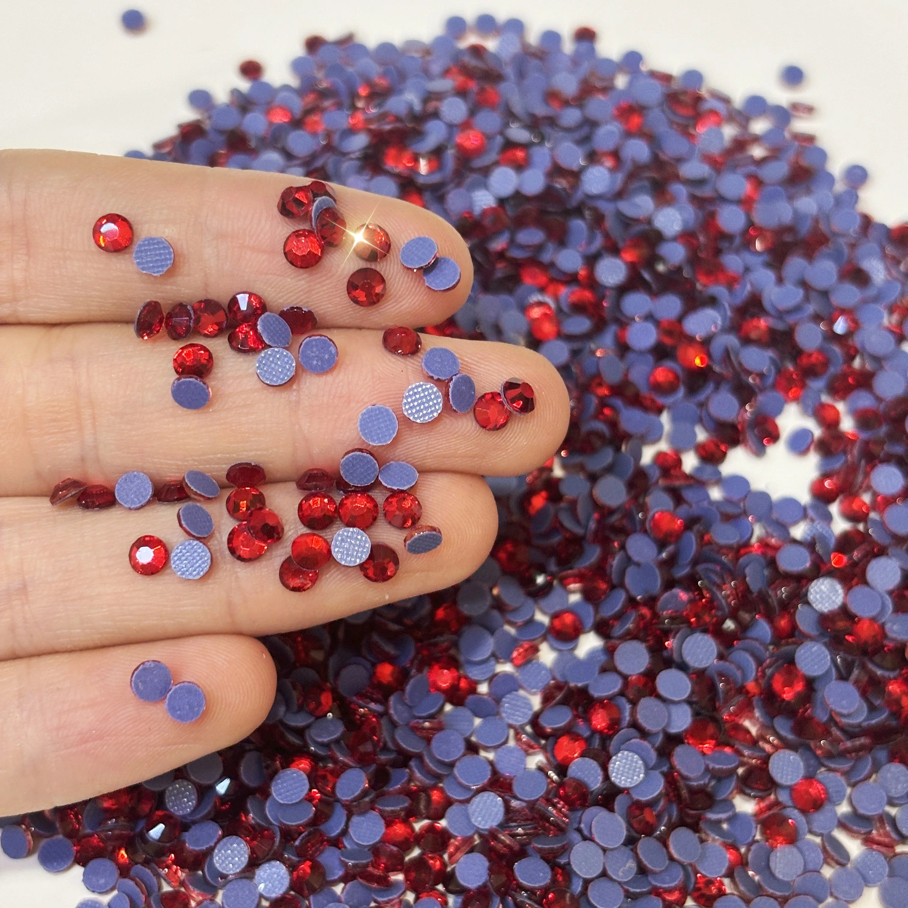 Bulk Shiny Glass Rhinestones Crystal Flatback AB DIY Nail Art Shoe Garment Decorations Hot Fix Glue-On Rhinestone