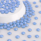 Factory Price Hotfix Glass Crystal Flat Back Rhinestone Round Hotfix Crystal Stone Shine Blilng  for Clothing Accessories