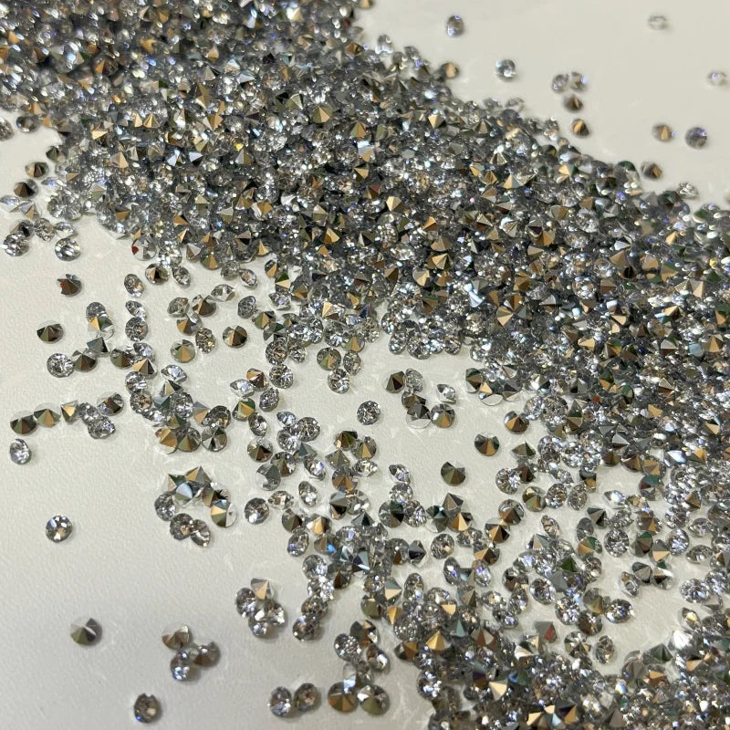 High Quality 3mm Pointback Resin Rhinestone Jewelry Accessories Custom Wholesale Bulk for Shoes Nails Garments Bags