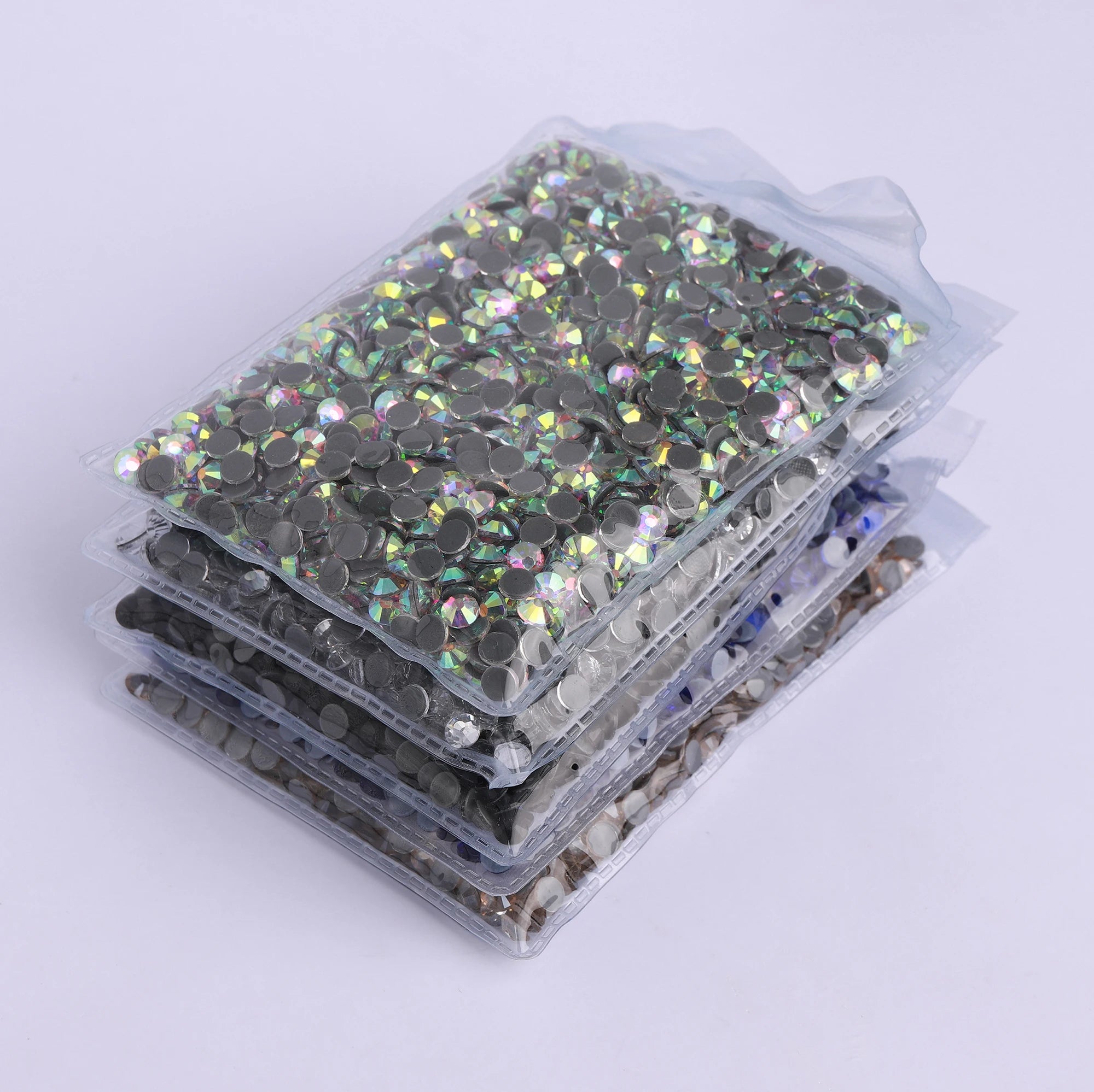 Wholesale Factory Price Flat Back Rhinestone Round Glass Rhinestones Hotfix Crystal Stone Delicate for Clothing Accessories