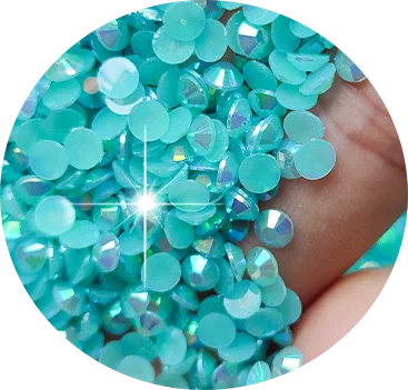 Hot Selling ABcolor 3mm Flat Back Crystal Rhinestone With Multiple Color Options, Circular Resin Rhinestone Nail Diamond Jewelry