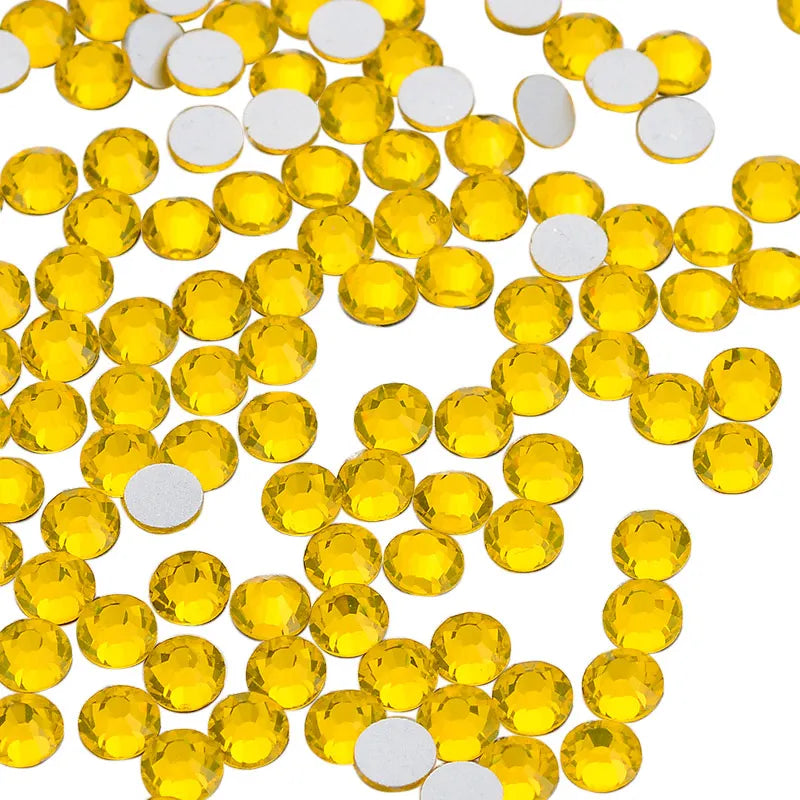 VDD 163 for Magic Green SS4-SS30 Glass Rhinestones Crystal Flatback Strass Glitter Stones for DIY Nail Art & Bag Decorations