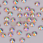 Crystal Sticker SS16 20 30 Lt Yellow AB Glass Rhinestone Applique Flatback Round Crystal Strass Beads for Performance Clothing