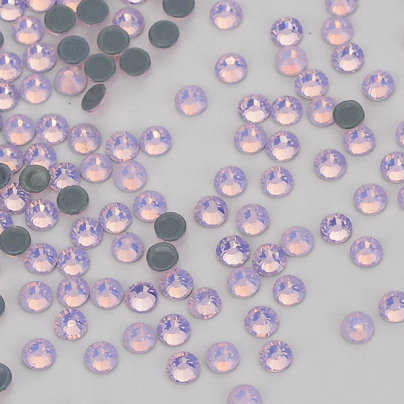 QIYI SS3-SS50 Colorful Hotfix Rhinestones Glitter Crystal Glue on Strass Diamond Rhinestones for Garment Decorations