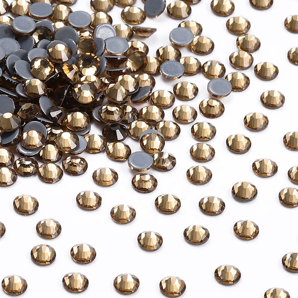 Customization  Crystal Rhinestones Hotfix Rhinestones Bulk Accessories for Shoes Wholesale Multi Color Glass MOQ 1 Bag