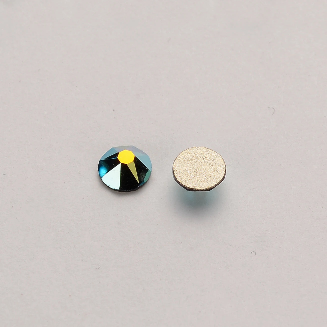 Wholesale Rhinestone 2088 Gold Base Green Volcano Effects Rhinestones High Quality Non Hot Fix Flatback Rhinestone