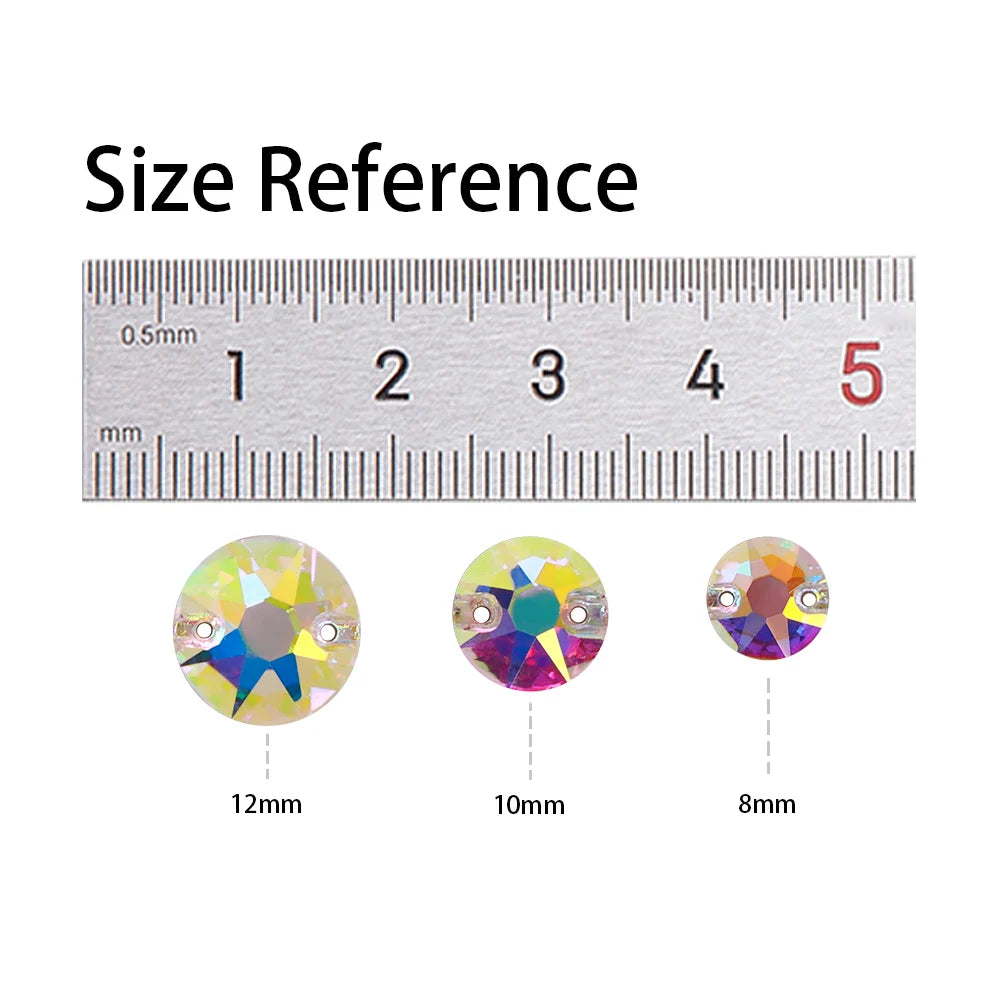 Wholesale XIRIUS Rhinestones 3288  Crystal AB Sew-on Rhinestones Glass  Flatback Rhinestones Sewing Stones for Dress