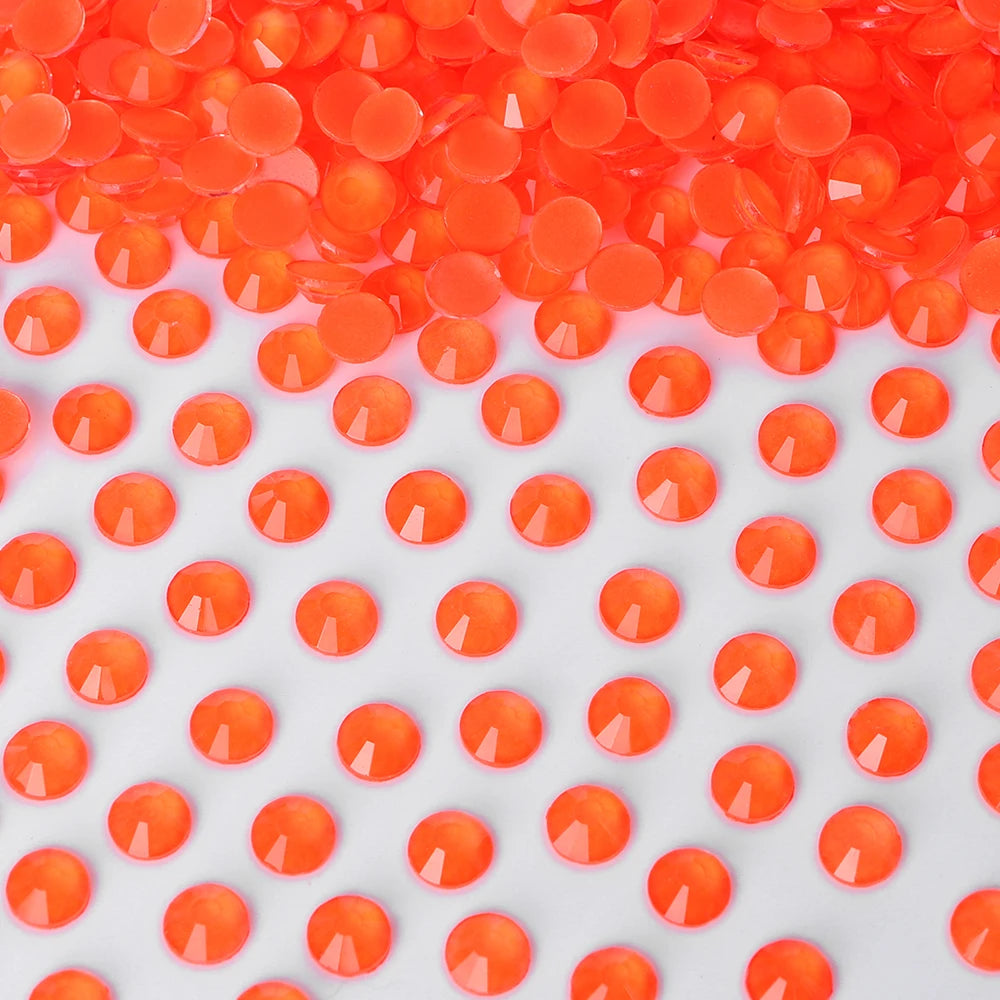 Factory Wholesale Mocha Neon Series Grade AAAAAA High Quality Glass 12 Facets Loose Bright Shining Colors Crystal Rhinestones