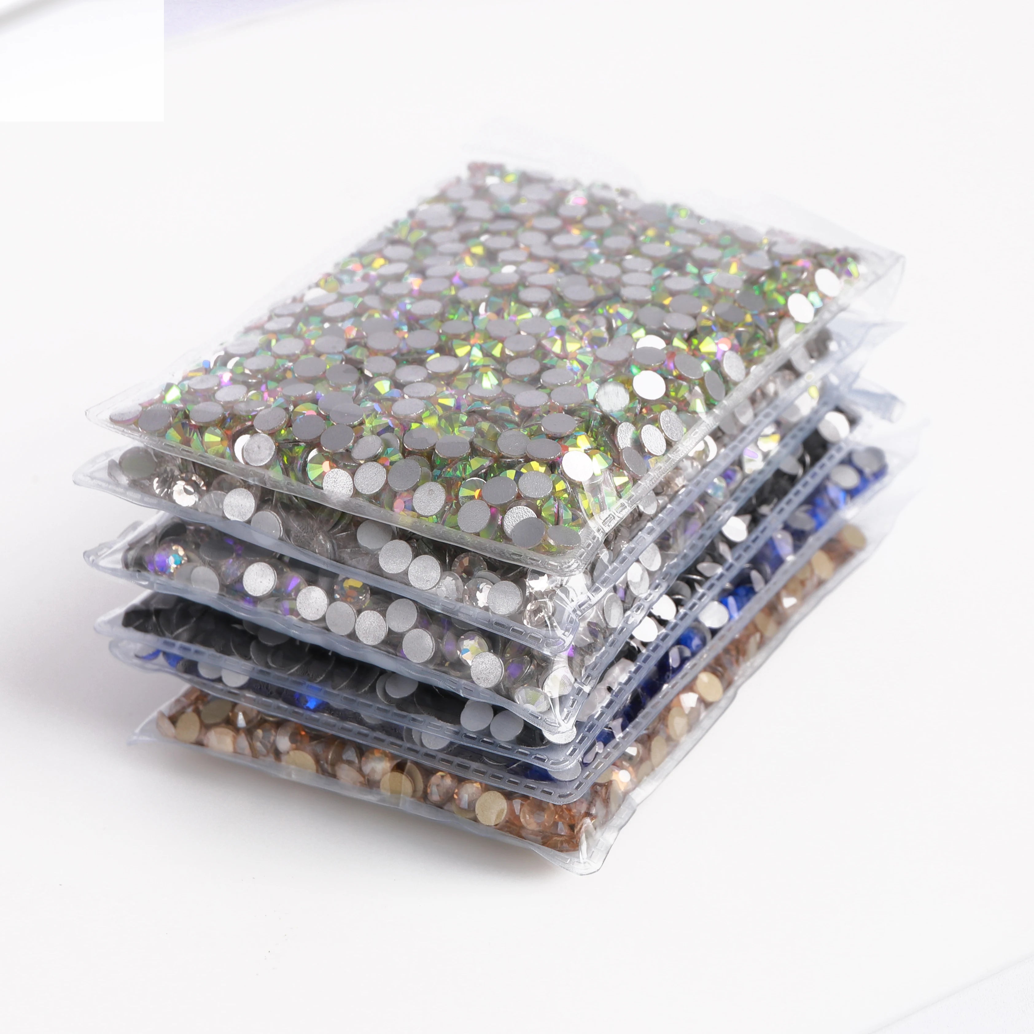 QIYI 1130-1187 SS3-SS20 Factory Direct Wholesale High Quality Durable Glass Crystal Non Hot Fix Flat Back Rhinestones for Girls
