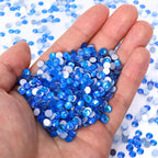 Flashing Colors New Design Wholesale Rhinestone Non Hotfix Flat Back Crystal Glass  for DIY Nail Clothing