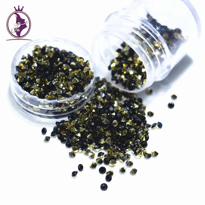 Wholesale 3mm Resin Diamond Rhinestones Point-Bottom Diamond Clothing Processing Accessories DIY Materials Crystal