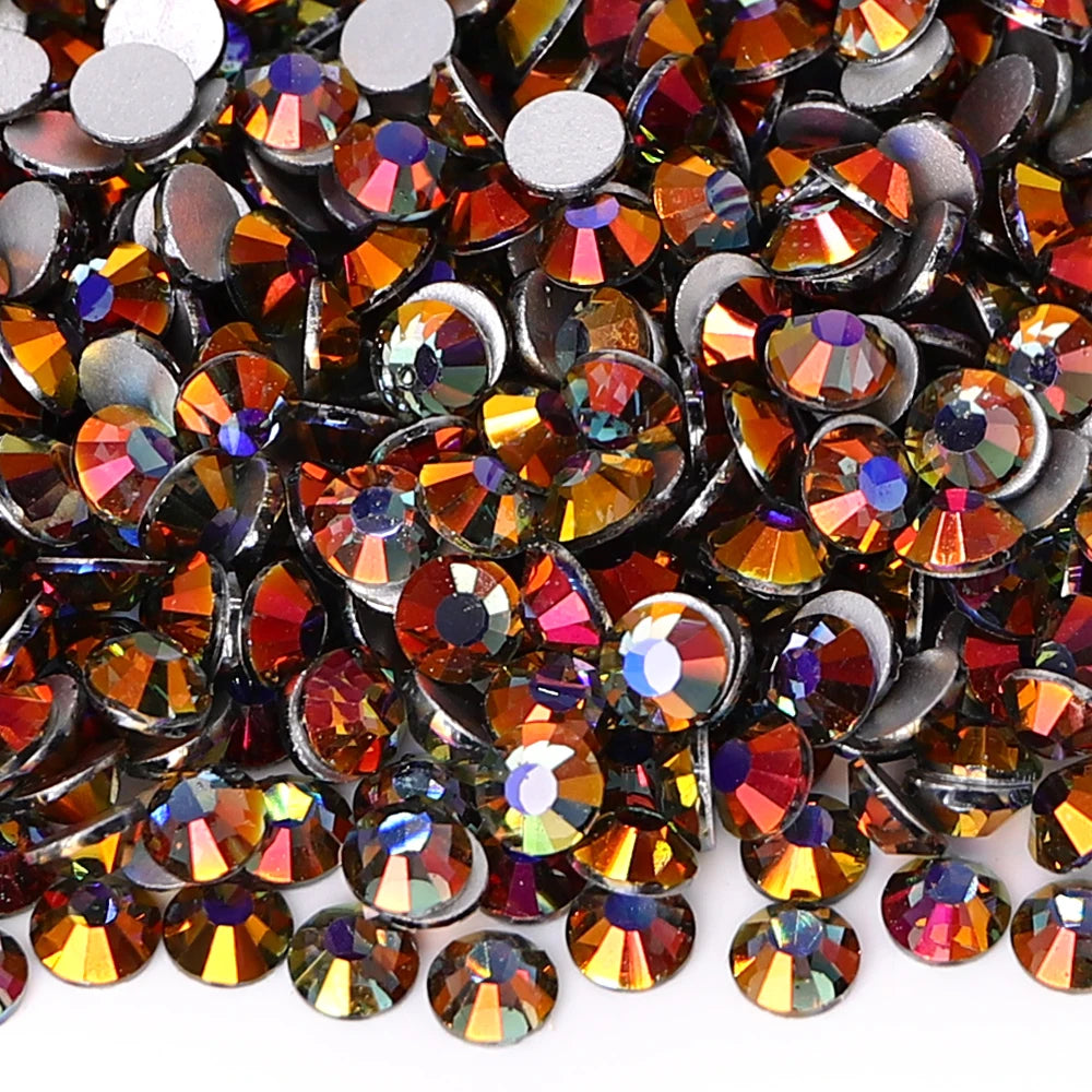 2024 New Design September New 23th Wholesale Rhinestone Non Hotfix Flat Back Crystal Glass  for Clothing