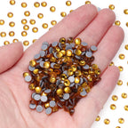 Wholesale Factory Price Flat Back Hotfix Glass Crystal Rhinestone Round Hotfix Crystal Stone Delicate for Clothing Accessories