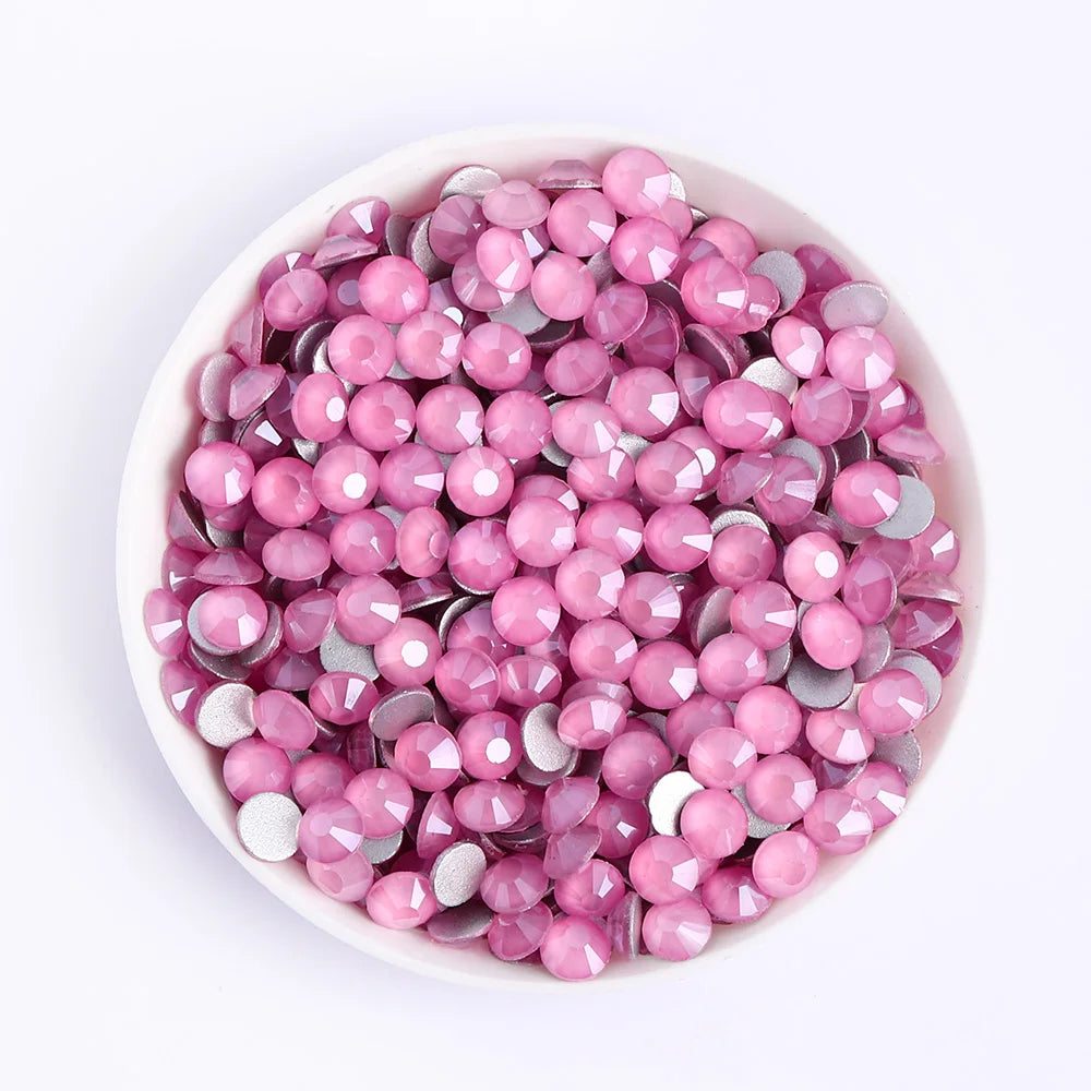 Factory Direct Wholesale Sliver Back Mocha Series 9 Colors Ss6-ss30 Glass Crystal Rhinestones for Garment Decoration