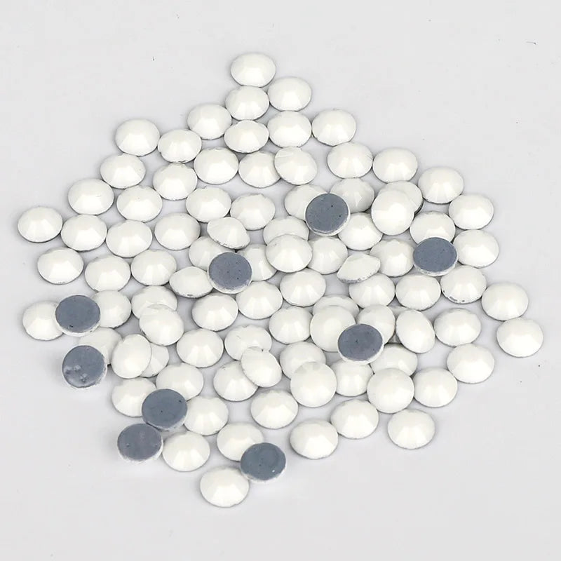 QIYI SS3-SS50 Colorful Hotfix Rhinestones Glitter Crystal Glue on Strass Diamond Rhinestones for Garment Decorations