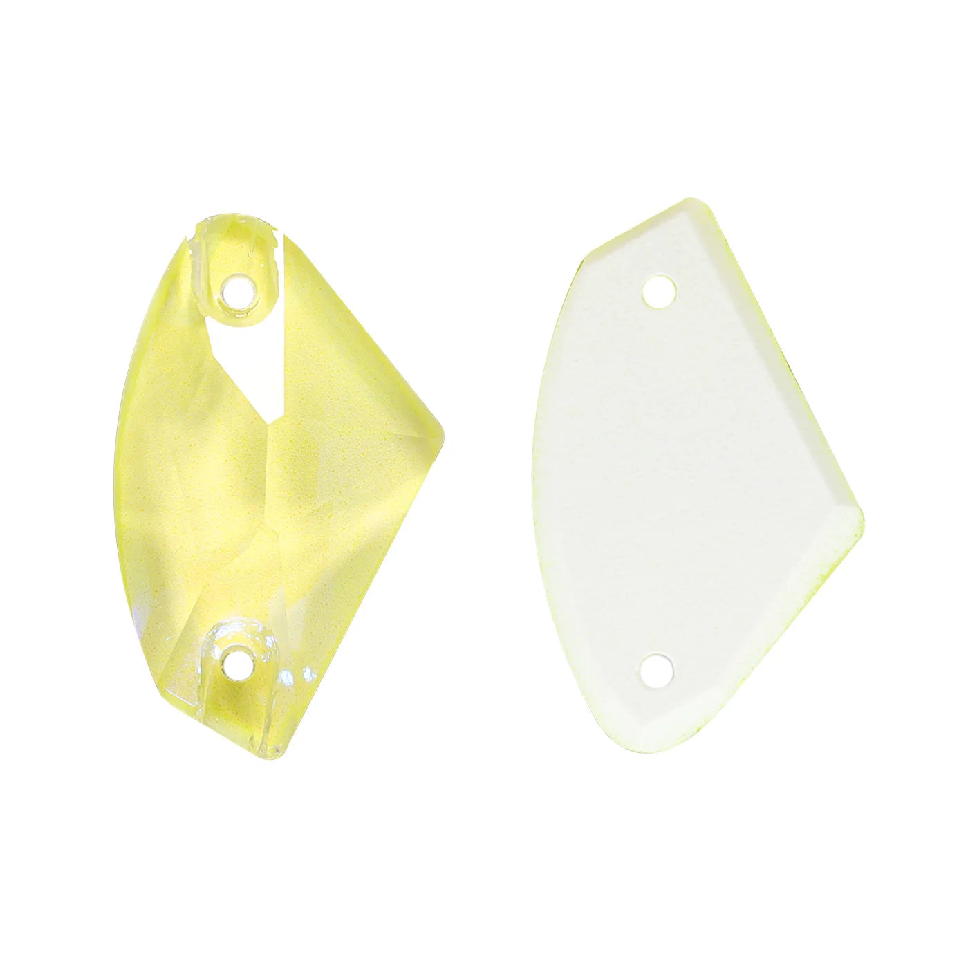 QIYI Neon Colors Galactic High Quality Sew-on Rhinestones Bulk Flatback 2 Holes Sewing  Rhinestone Bling for Jewelry Dress