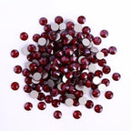 QIYI High Quality Silver Back Mocha Crystal Rhinestones Glass 16 Cut Non Hot Fix Crystal AB Rhinestones for Women Bikini
