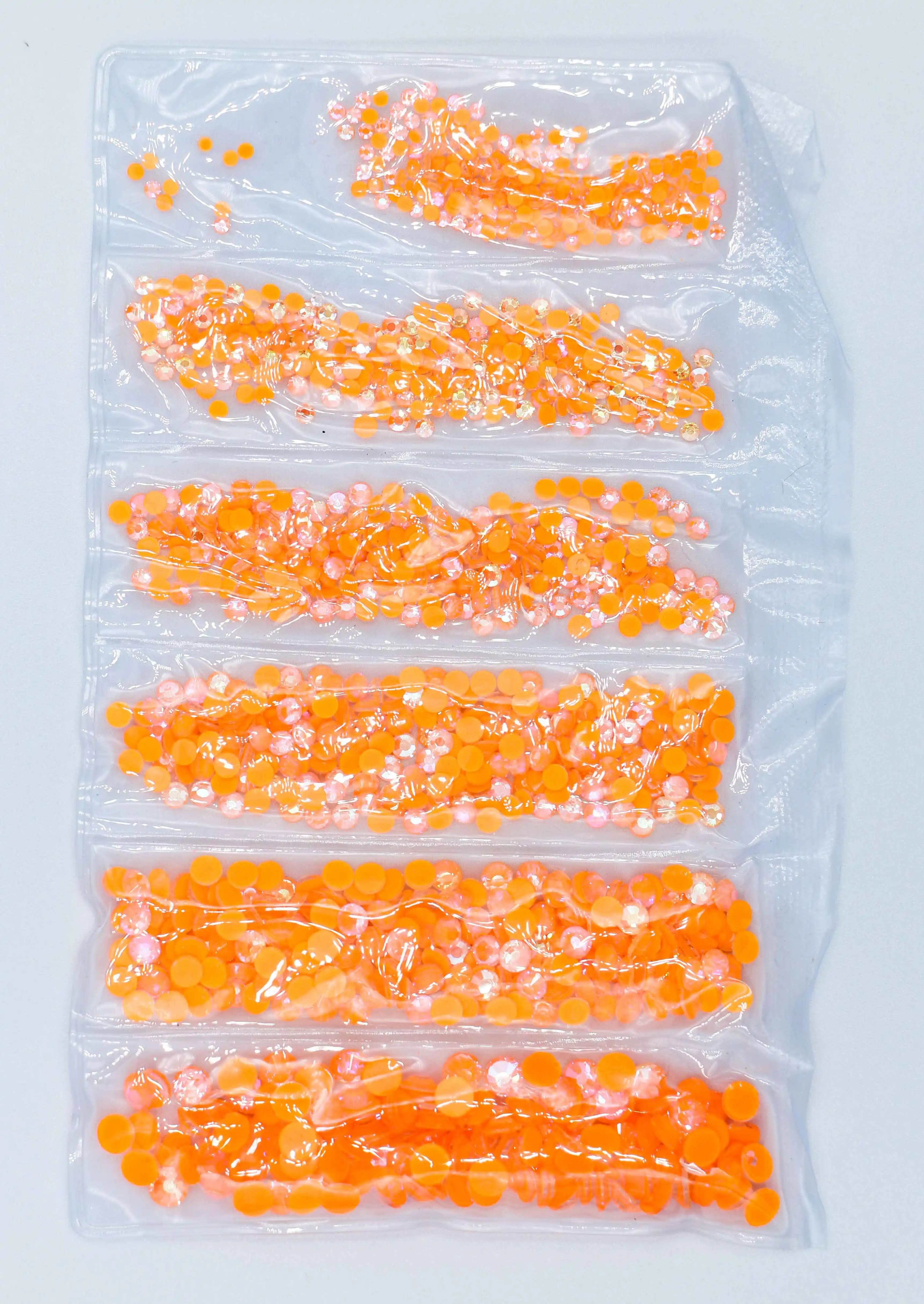 Fluorescent Luminous Mix SS6-SS20 Non Hotfix Neon Rhinestone Noctilucent Electric Nail Art Decorations